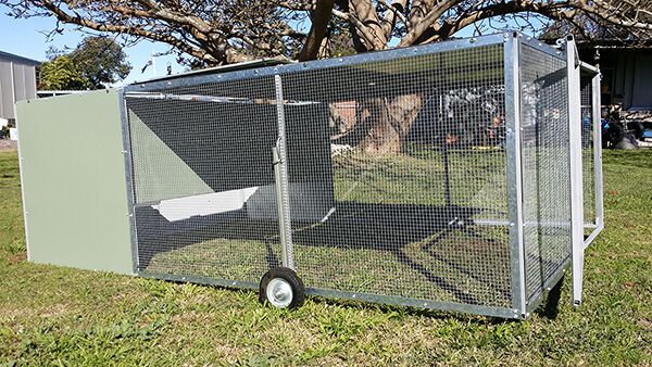 master chicken tractor ground